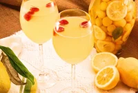 Zesty Raspberry Limoncello Sparkler