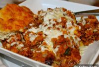 Bolognese Topped Risotto Filled Zucchini Boats