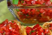 Authentic Traditional Italian Tomato Bruschetta
