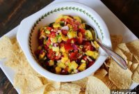 Refreshing and Easy Tropical Mango Pineapple Salsa