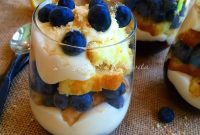 Zesty Blueberry Limoncello Cream Parfaits