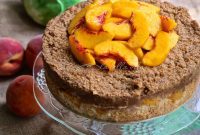 Rustic Italian Peach Crumble Cake