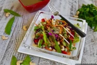 Savory Thai Peanut Crunch Salad
