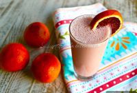 Healthy Velvety Blood Orange Smoothie
