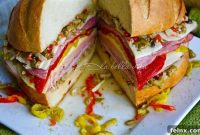 Authentic New Orleans Style Muffuletta Sandwich