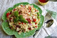 Mediterranean Al Fresco Tuna and Artichoke Cold Pasta Salad