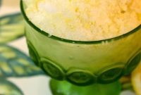Authentic Refreshing Lemon Granita from the Italian Amalfi Coast