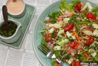 Refreshing Thai Salad Paired with Two Signature Dressings