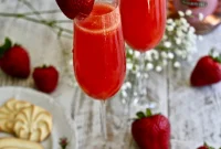 Las Vegas Cocktail Gala Strawberry Bellini Spotlight