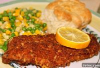 Crispy Italian Herb and Panko Encrusted Perch Fillets