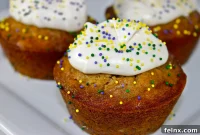 Festive New Orleans Bananas Foster Muffins