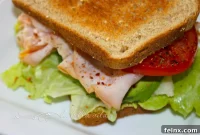Spicy Cilantro Jalapeno Turkey Avocado Sandwich and Fresh Green Smoothie