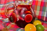 Traditional Spanish Fruit Wine Punch