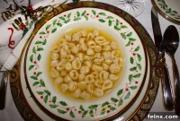 Authentic Northern Italian Tortellini in Savory Broth
