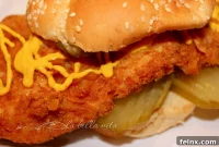 Traditional Iowa Crispy Breaded Pork Tenderloin Sandwich