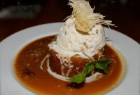 Pineapple Grill Signature Pineapple Upside Down Cake with Rich Caramel Rum Glaze