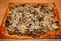 Savory Fontina and Asiago Mushroom Tart