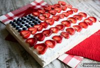 Ina Gartens Iconic Red White and Blue Flag Cake