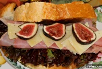 Gourmet Prosciutto Fig and Manchego Sandwiches