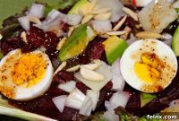 Vibrant Manchego Beet and Creamy Avocado Toss