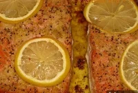 Savory Garlic Butter Lemon Salmon