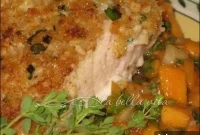Macadamia Encrusted Mahi Mahi with Vibrant Papaya Salsa