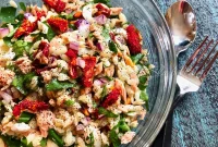Mediterranean Zesty Tuna Orzo Medley