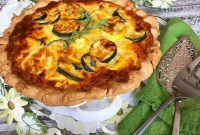 Rustic Italian Zucchini and Squash Cheese Torta