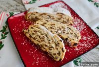 Authentic Homemade German Christmas Stollen Bread