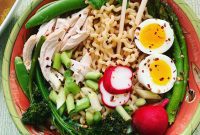Italian Inspired Chicken Ramen Bowl for Chinese New Year