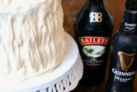 Rich Stout Chocolate Cake with Ganache and Irish Cream Buttercream