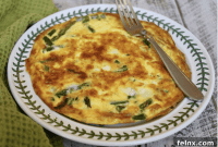 Savory Asparagus and Fontina Egg Frittata