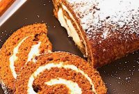 Gourmet Spiced Pumpkin Cream Roll