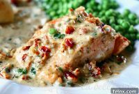 Ultimate Creamy Tuscan Salmon with Sun Dried Tomato Sauce
