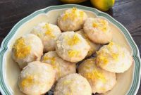 Soft Italian Lemon Ricotta Cookies with Limoncello Drizzle