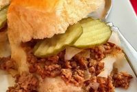 Authentic Iowa Style Loose Meat Sliders