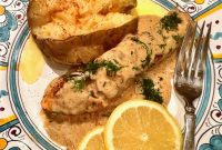 Luscious Lemon Parmesan Cream Salmon