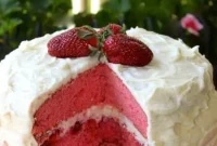 Luscious Strawberry Layer Cake with Creamy Mascarpone Frosting