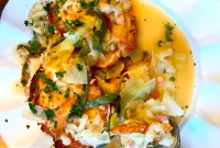 Authentic Italian Cabbage and Fontina Soup Valpellinese Style