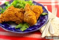 Ultimate Spicy Garlic Buttermilk Crispy Chicken