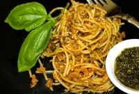 Crispy Garlic Infused Breadcrumb Pasta