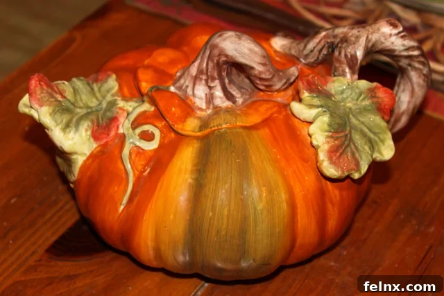 Ceramic Pumpkin Teapot