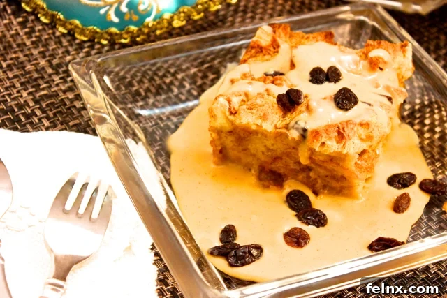 A slice of perfect bread pudding