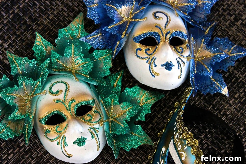 Handmade Venetian Carnevale masks