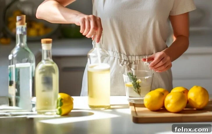 Homemade Limoncello