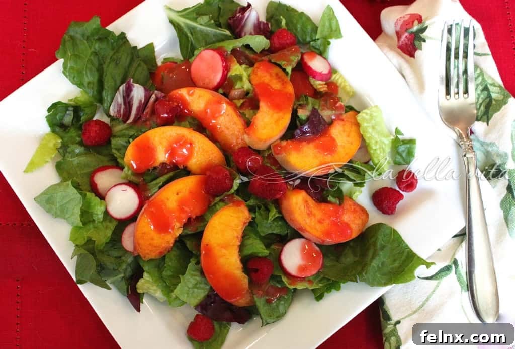 peach salad recipe