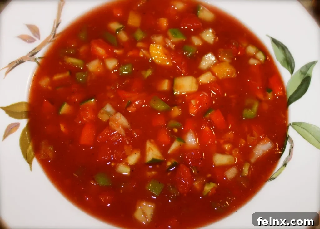 Gazpacho and Fresh Marinara Sauce