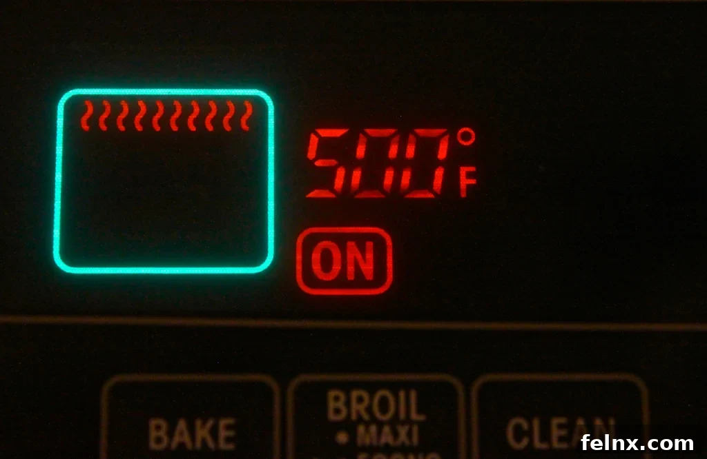 Peppers under the broiler