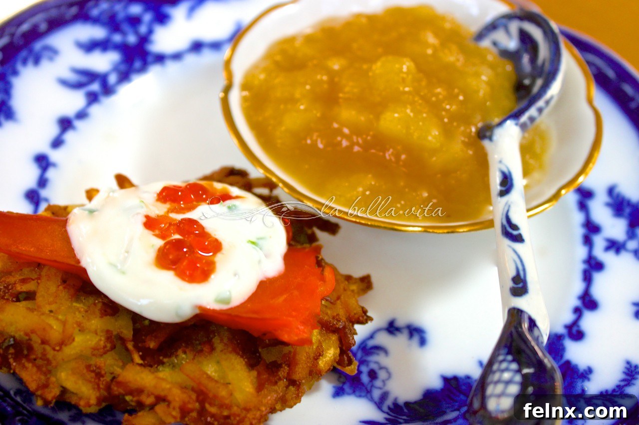 Latke Toppings and Sides