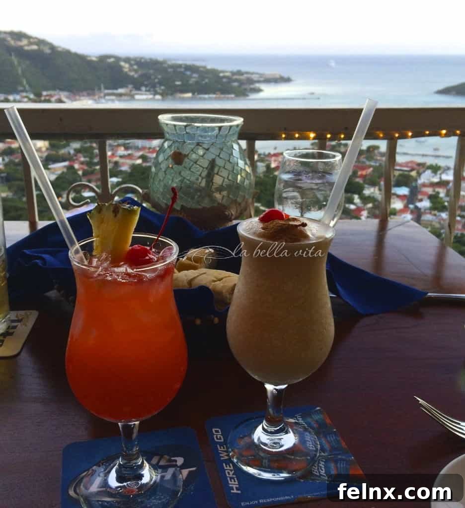 Caribbean Cocktails at Mafolie